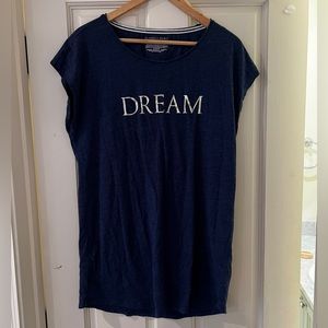 Victoria Secret pj top, “dream” navy